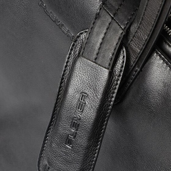 Plevier Power Koffer Leer 41.5 cm Laptop compartiment