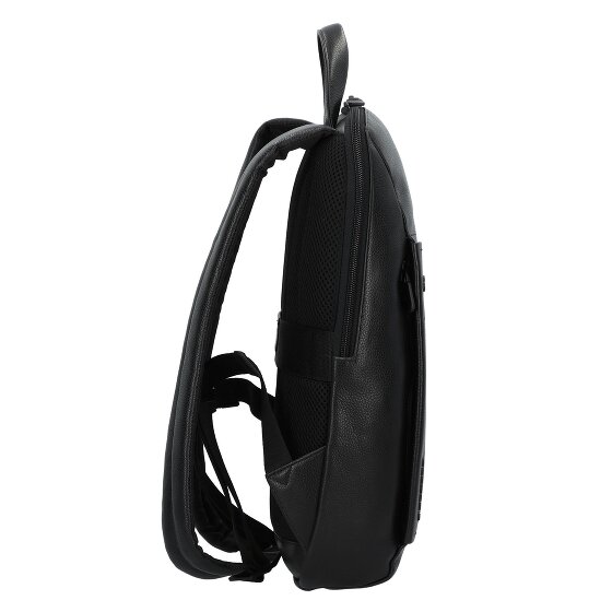 Piquadro P15S Dagrugzak Leer 40 cm Laptop compartiment