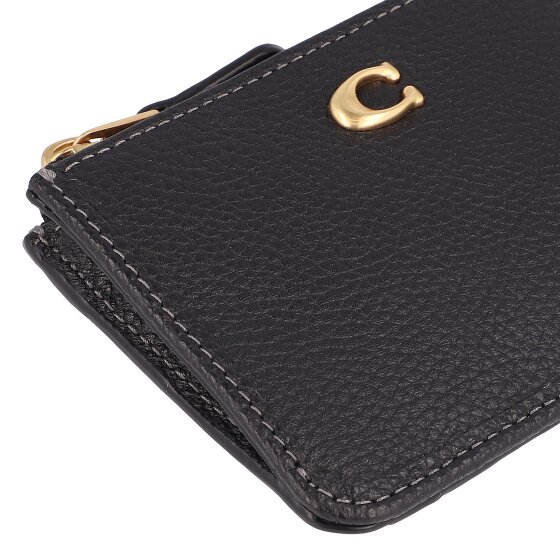 Coach Mini Skinny Sleutel portemonnee Leer 11 cm