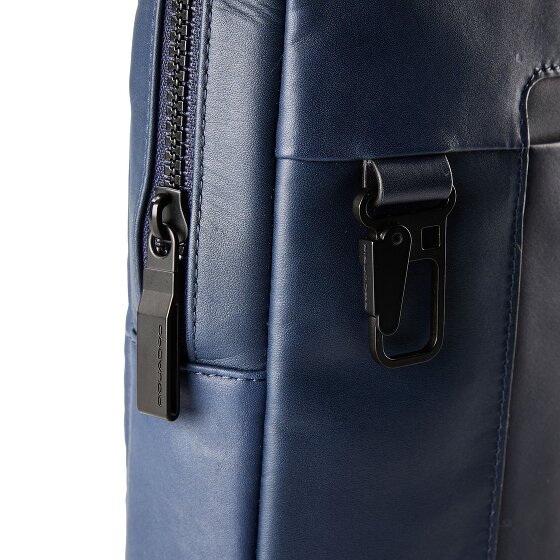 Piquadro Schoudertas Leer 27 cm