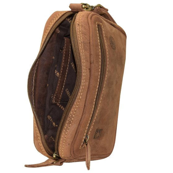 Greenburry Vintage mannen leren tas 22 cm