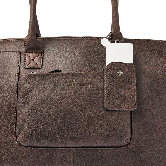 Castelijn & Beerens Carisma Schoudertas RFID Leer 38 cm Laptopcompartiment