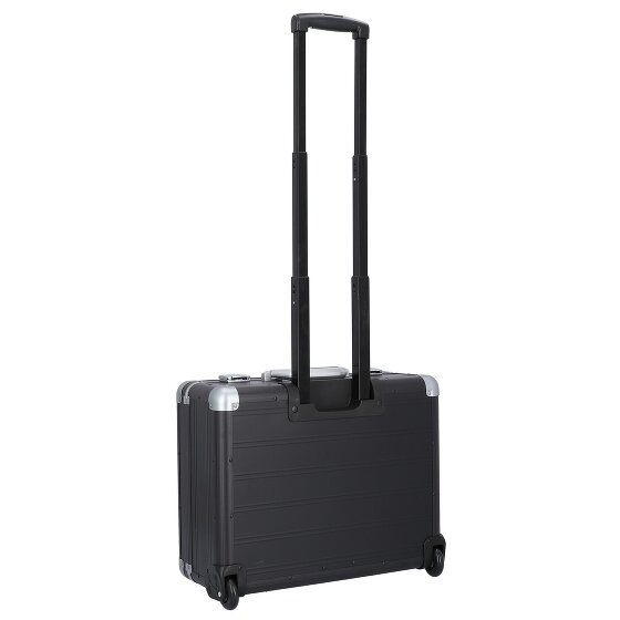 Alumaxx Zakelijke trolley met 2 wielen, Aluminium, laptopvak 37 cm