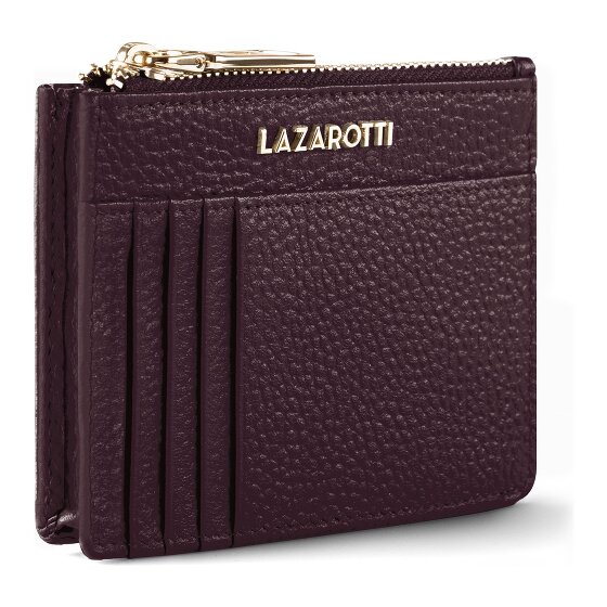 Lazarotti Bologna Leren sleutelhanger Kaarthouder leer 11,5 cm met air tag compartiment