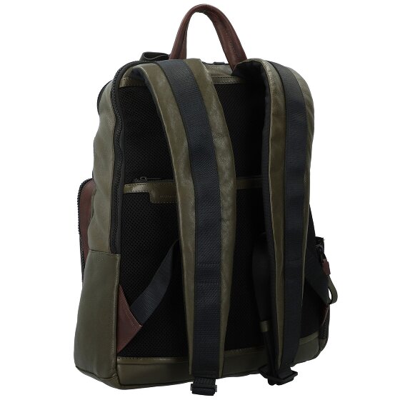 Piquadro Harper Rugzak RFID Leer 40 cm Laptopcompartiment