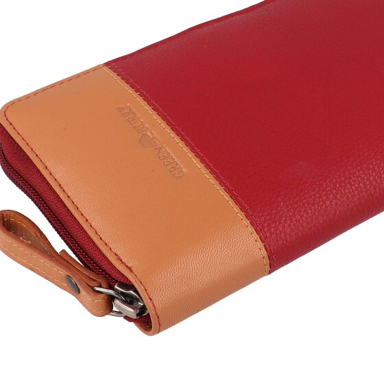 Greenburry Nappa Portemonnee RFID-bescherming Leer 19.5 cm
