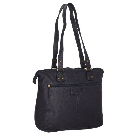 Greenland Nature Femi & Nine Leren Schoudertas 35 cm