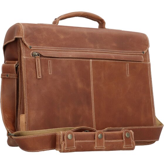 aunts & uncles Hunter Finn Aktetas Leer 40 cm Laptopcompartiment