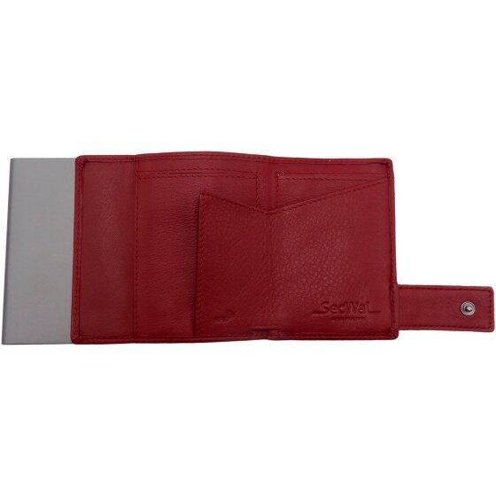SecWal SecWal 2 Creditcard etui Portemonnee RFID Leer 9 cm