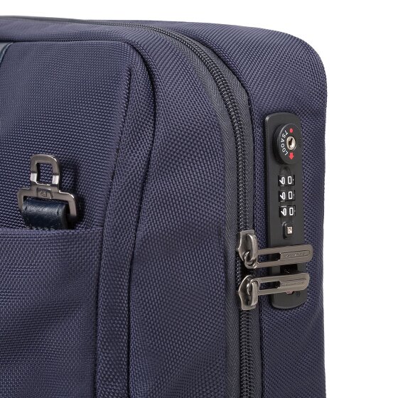 Piquadro Korte 2-wiel Business Trolley 40 cm laptopvak