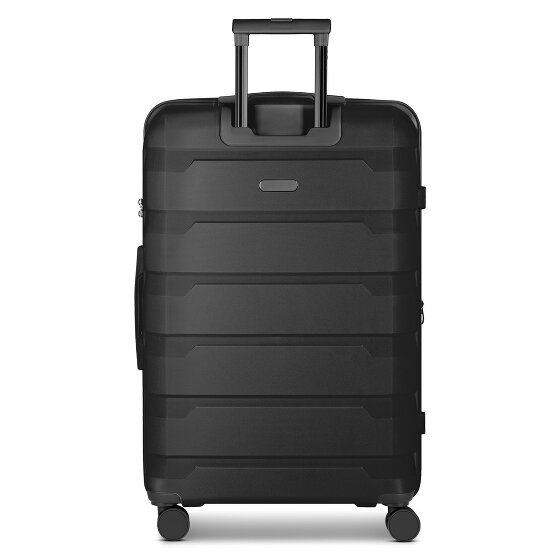 d&n South Dakota 4 wielen Trolley L 76 cm met uitbreidingsplooi