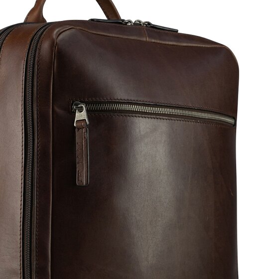 Jost Lund Dagrugzak Leer 42 cm Laptop compartiment
