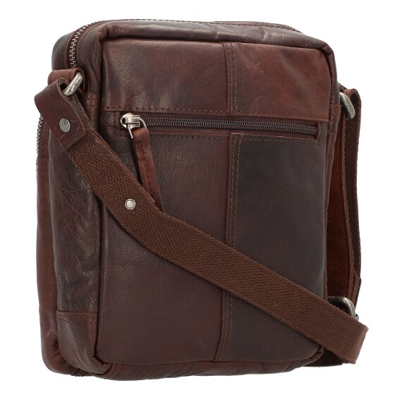 Spikes & Sparrow Schoudertas leer 18 cm