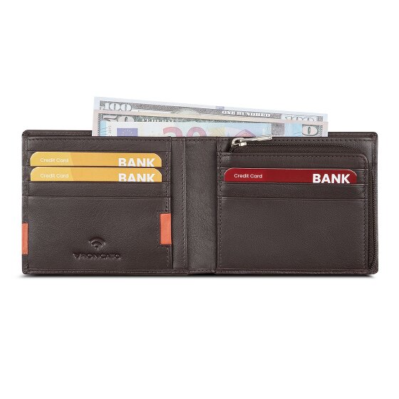 Roncato Monaco Portemonnee Leer 9 cm