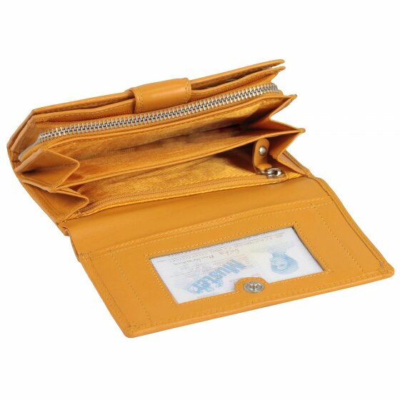 Greenburry Sponsachtig portefeuille leer 15,5 cm
