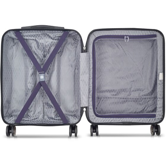 Delsey Paris Air Armour 4 rollen cabinewagen Slim Line 55 cm