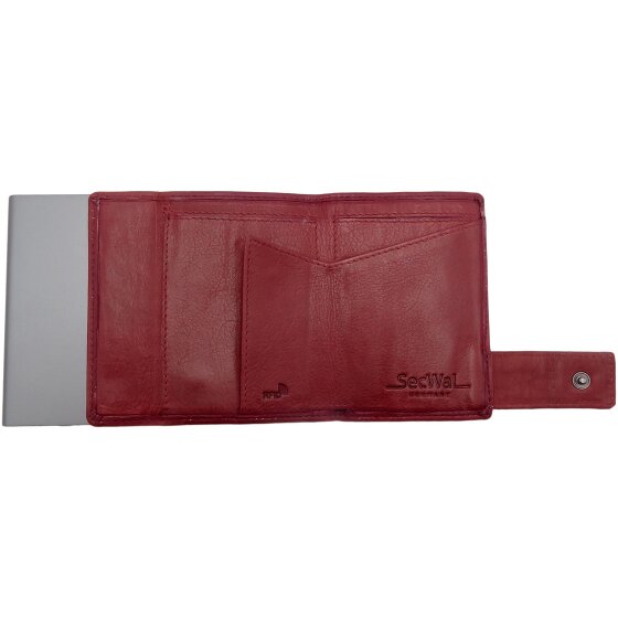 SecWal SecWal 2 Creditcard etui Portemonnee RFID Leer 9 cm