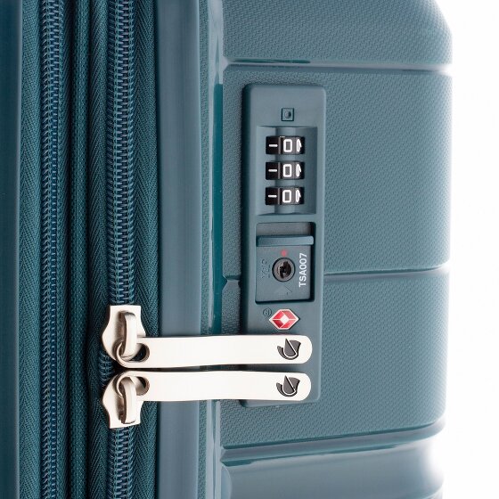 Gladiator 3800 4 wielen Trolley 67 cm met uitbreidingsplooi