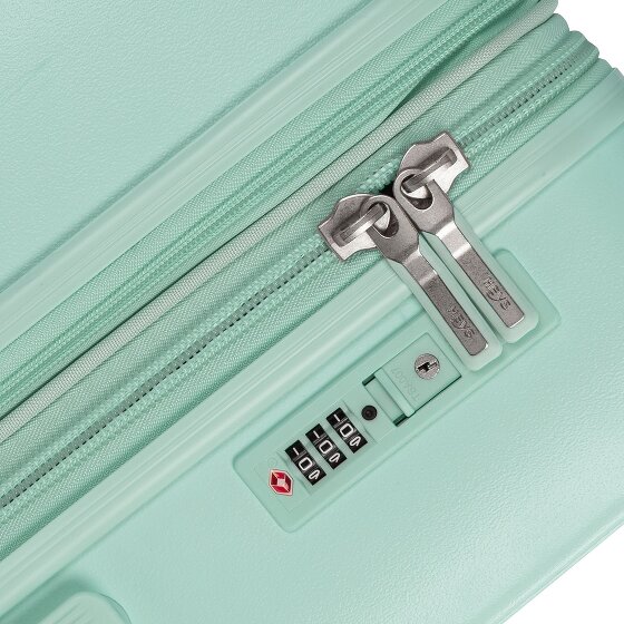 Heys Pastel 4 wielen Cabinewagen S 53 cm met uitbreidingsplooi