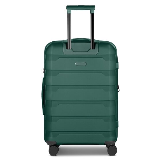 d&n South Dakota 4 wielen Trolley M 66 cm met uitbreidingsplooi