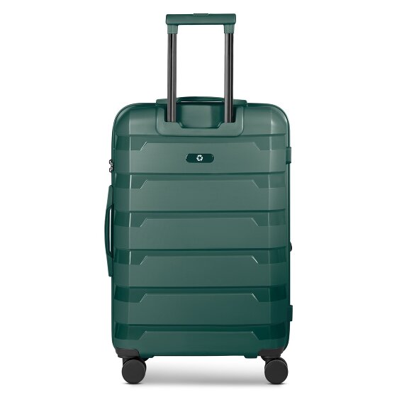 d&n South Dakota 4 wielen Trolley M 66 cm met uitbreidingsplooi