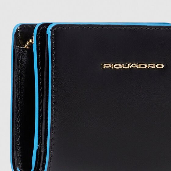 Piquadro Blue Square Portemonnee RFID-bescherming Leer 11 cm