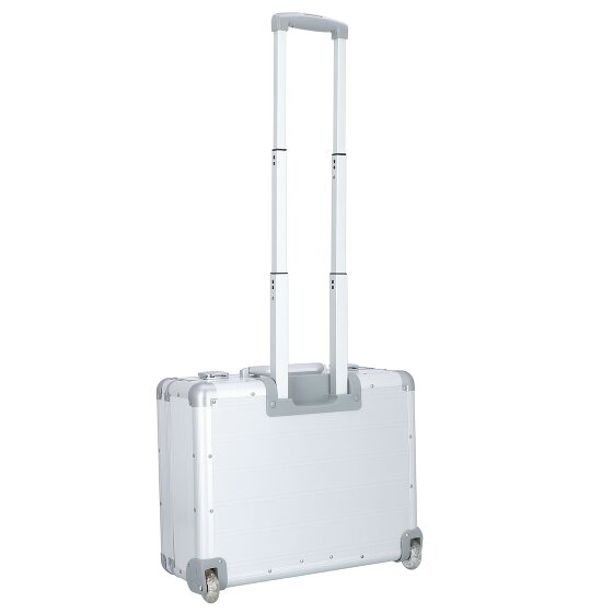 Alumaxx Zakelijke trolley met 2 wielen, Aluminium, laptopvak 37 cm