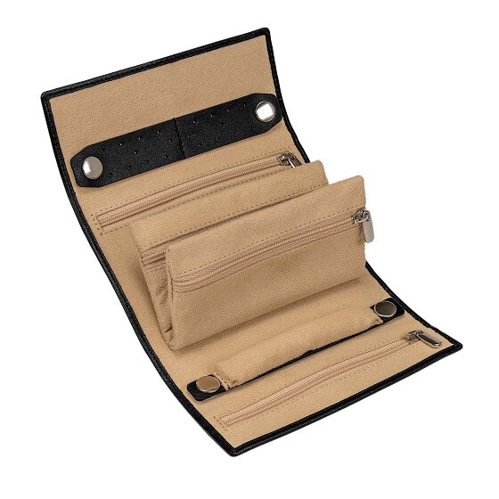 Windrose Nappa Juwelenkistje Leder 8.5 cm