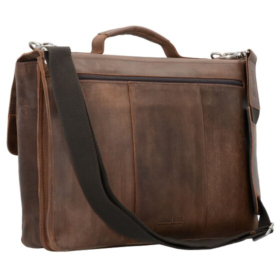 Leonhard Heyden Salisbury aktetas Leer 39 cm Laptopcompartiment