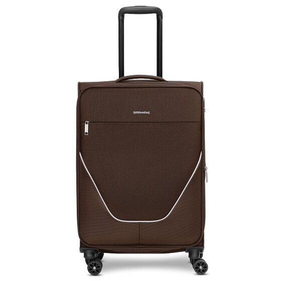 Stratic taska 4-wiel trolley M 65 cm met uitvouwbare plooi