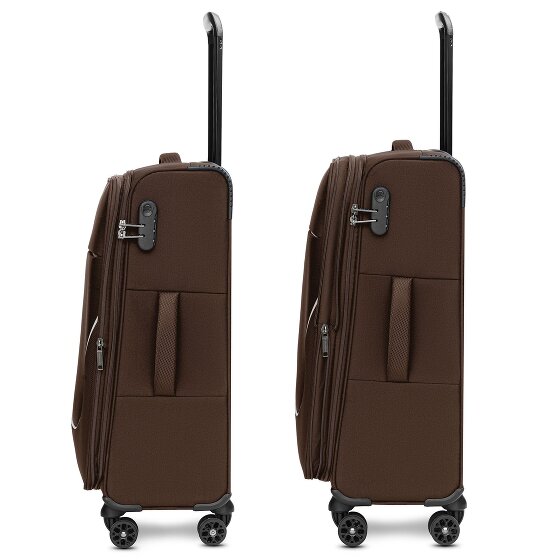Stratic taska 4-wiel trolley M 65 cm met uitvouwbare plooi
