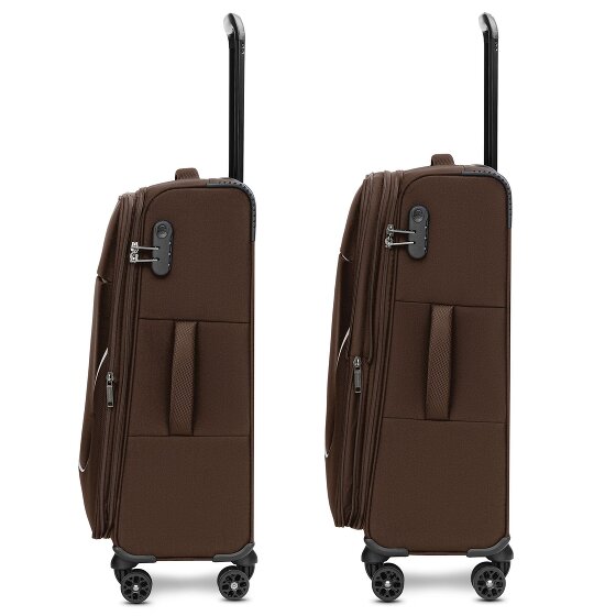 Stratic taska 4-wiel trolley M 65 cm met uitvouwbare plooi