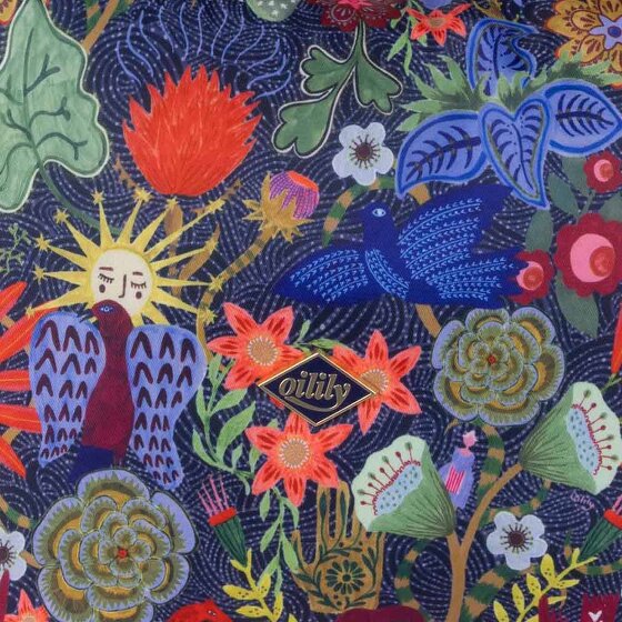 Oilily Schokland Treasues Honey Honey Schoudertas 29 cm