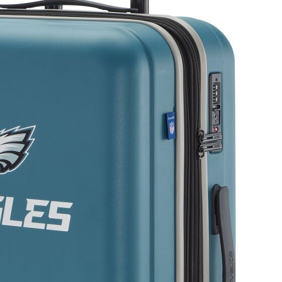 Travelite travelite x NFL 4 wielen Trolley M 67 cm met uitbreidingsplooi