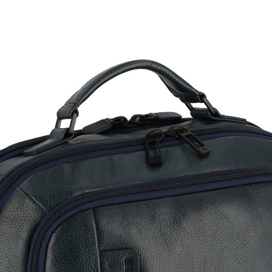 Piquadro P15S Dagrugzak Leer 43 cm Laptop compartiment
