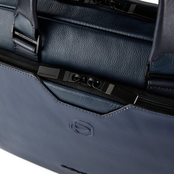 Piquadro Ael Koffer Leer 37 cm Laptop compartiment