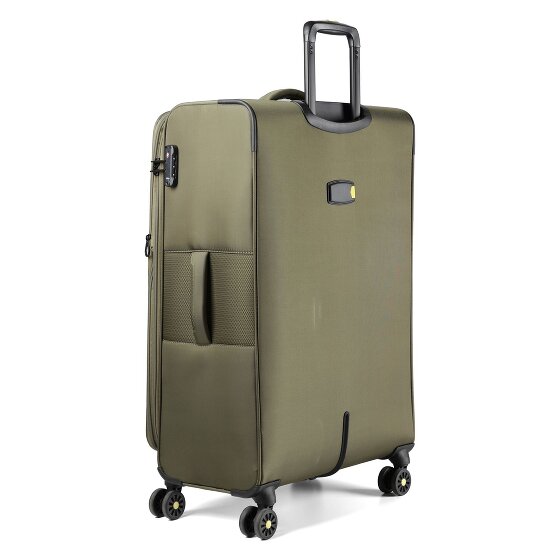 d&n Travel Line 9704 4 wielen Trolley L 78 cm met uitbreidingsplooi