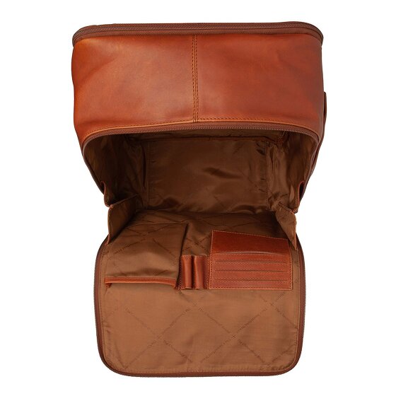 The Chesterfield Brand Calden Dagrugzak Leer 40 cm Laptop compartiment