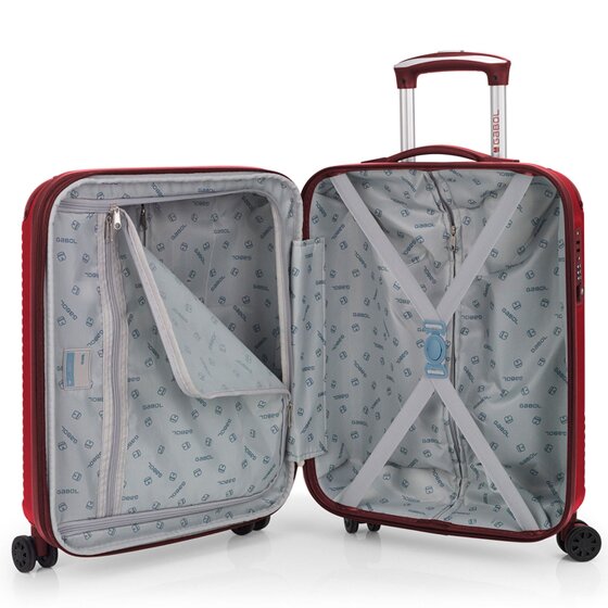 Gabol Balance XP 4 wielen Cabinewagen S 55 cm met uitbreidingsplooi