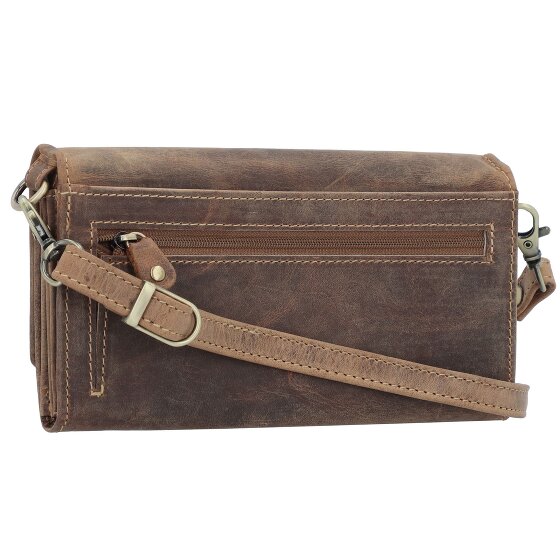 Greenburry Vintage Portemonnee RFID-bescherming Leer 20 cm