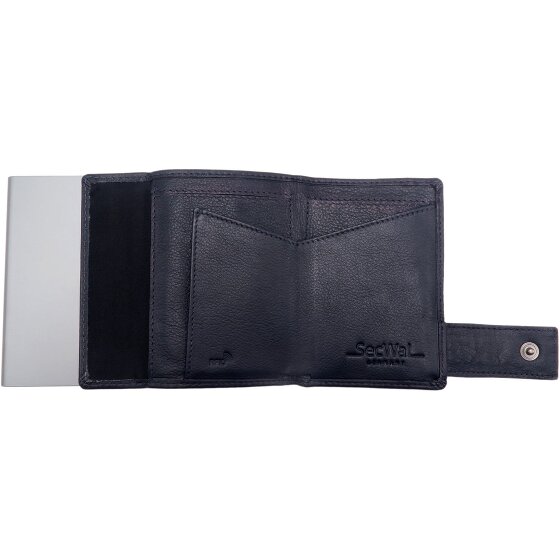 SecWal SecWal 1 Creditcard etui Portemonnee RFID Leer 9 cm