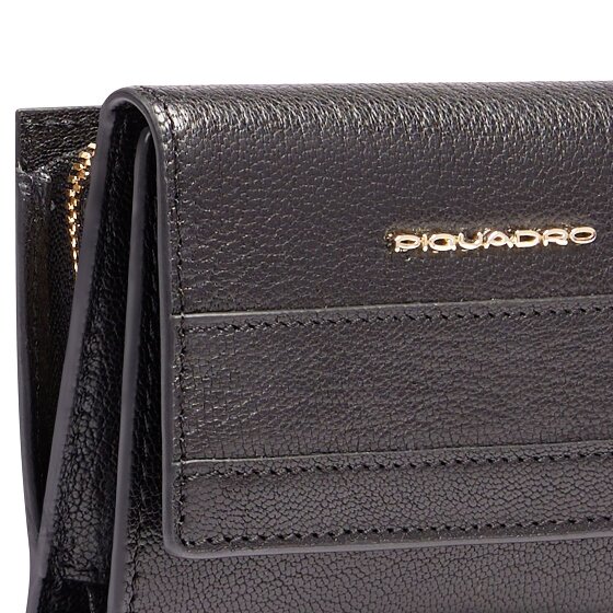 Piquadro Patricia Portemonnee RFID-bescherming Leer 9 cm