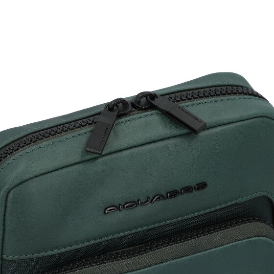 Piquadro Liko Mini tas Schoudertas RFID-bescherming Leer 17 cm