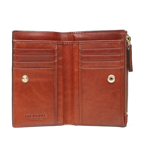 The Bridge Story Donna Portemonnee RFID-bescherming Leer 14 cm