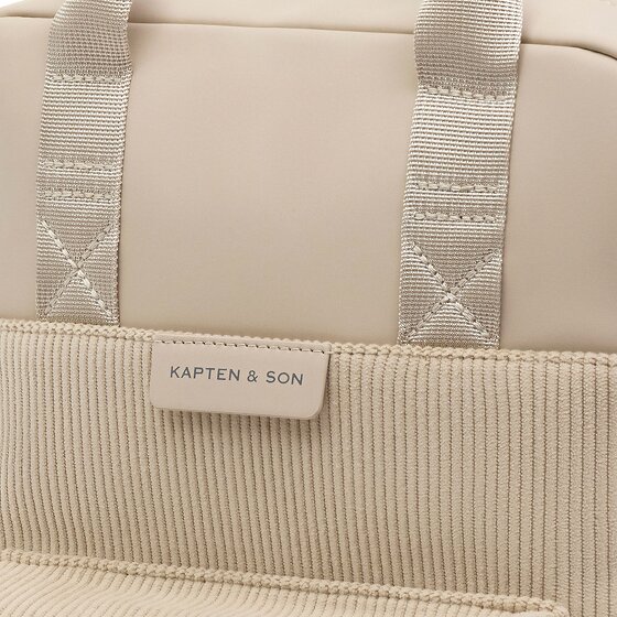 Kapten & Son Bergen Small Cord Dagrugzak 33.5 cm Laptop compartiment