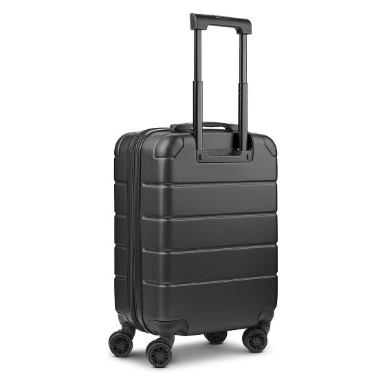 Police Dublin 4 wielen Cabinewagen S 54 cm Laptopvak met uitbreidingsplooi