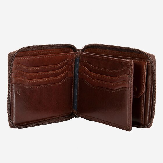 Jekyll & Hide Norwegian Portemonnee RFID-bescherming Leer 12 cm