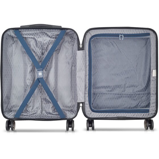 Delsey Paris Air Armour 4 rollen cabinewagen Slim Line 55 cm