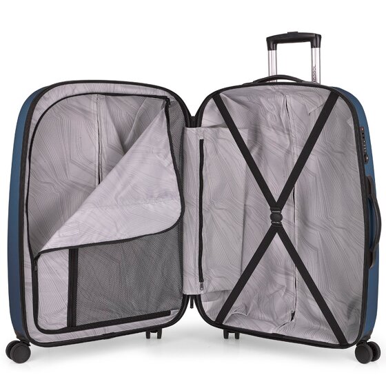 Gabol Paradise XP 4 wielen Trolley L 77 cm met uitbreidingsplooi