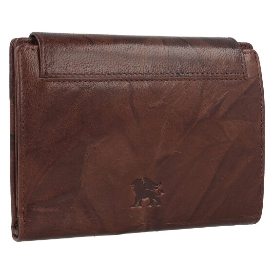 mano Donna Aurona Portemonnee RFID Leer 14 cm